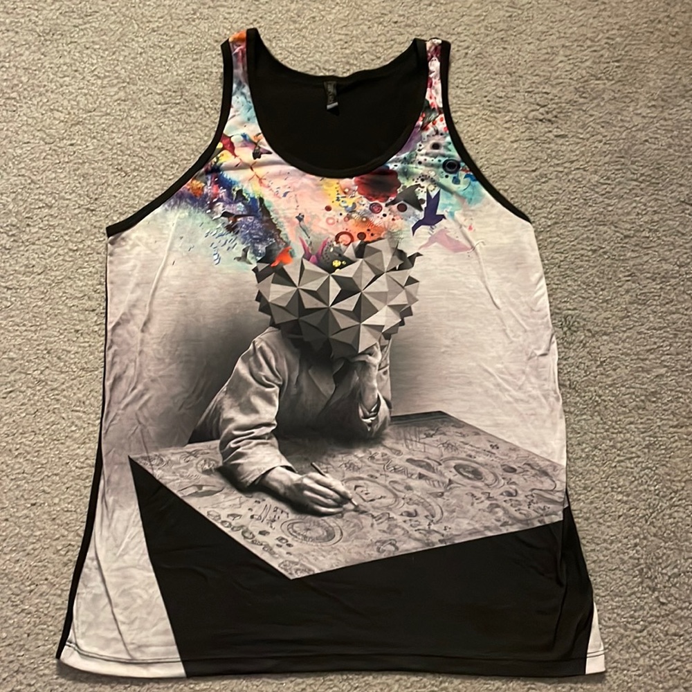 Imaginary Foundation tank top in a mens LG. Worn once  in brand new condition
